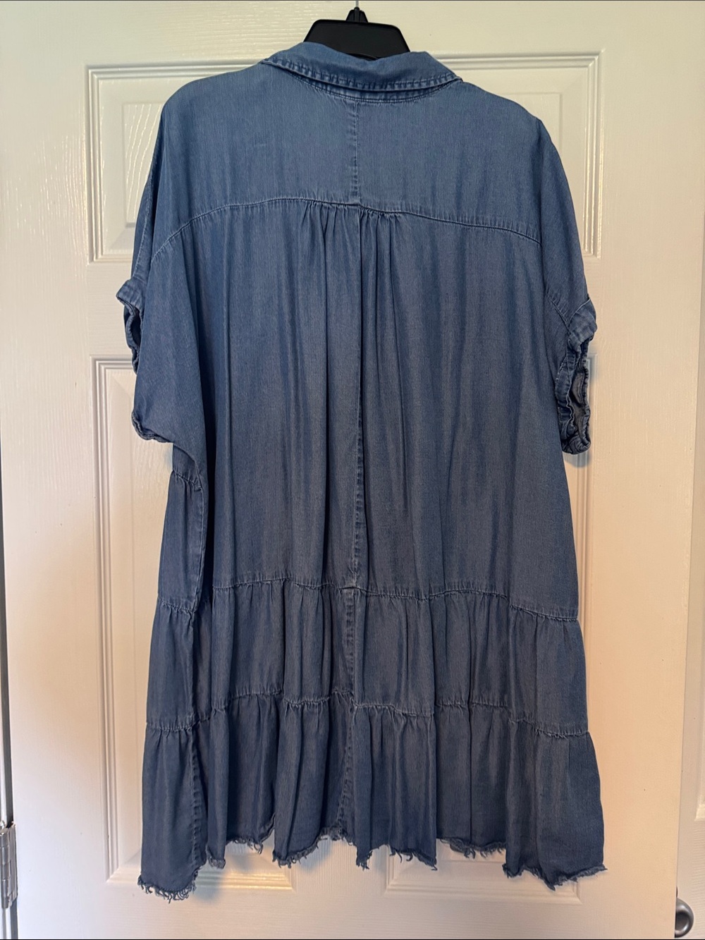 Cato Indigo Chambray Tunic - Picture 3 of 4